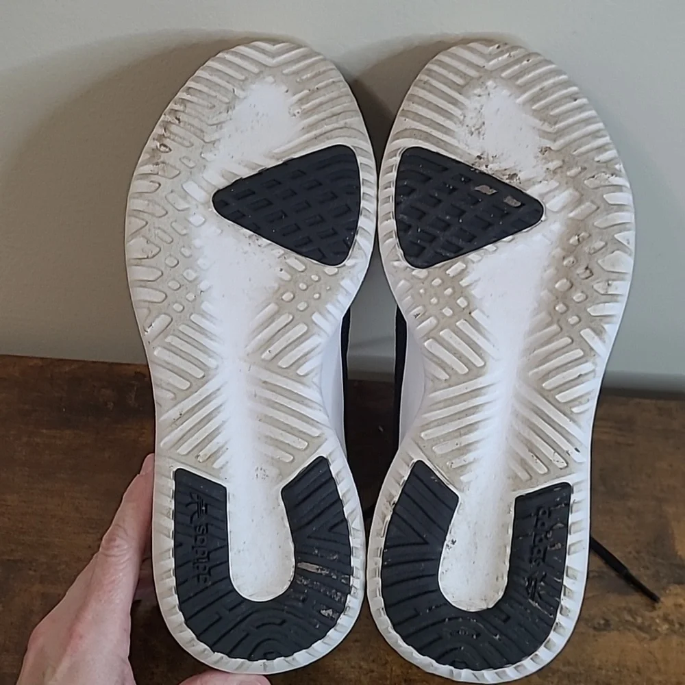 Adidas Black & White Sneakers size 6.5
